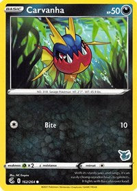 Carvanha - 162/264 (Eevee Stamped) (162/264) [Battle Academy 2022]
