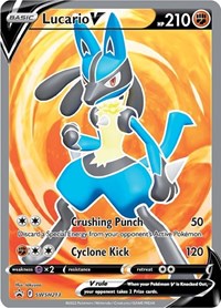 Lucario V - SWSH213 (SWSH213) [SWSH: Sword & Shield Promo Cards]