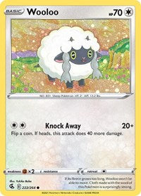 Wooloo - 222/264 (Cosmos Holo) (222/264) [Miscellaneous Cards & Products]