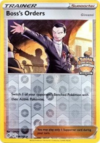 Boss's Orders - 154/192 (Regional Championships) (154/192) [League & Championship Cards]