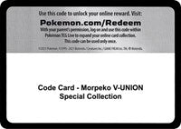 Code Card - Morpeko V-UNION Special Collection [Miscellaneous Cards & Products]