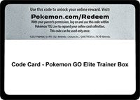 Code Card - Pokemon GO Elite Trainer Box [Pokemon GO]