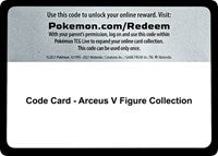 Code Card - Arceus V Figure Collection [SWSH09: Brilliant Stars]