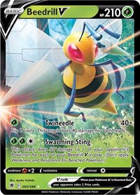 Beedrill V (001/189) [SWSH10: Astral Radiance]