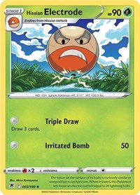 Hisuian Electrode (003/189) [SWSH10: Astral Radiance]