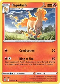 Rapidash (022/189) [SWSH10: Astral Radiance]