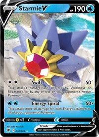 Starmie V (030/189) [SWSH10: Astral Radiance]
