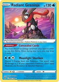 Radiant Greninja (046/189) [SWSH10: Astral Radiance]