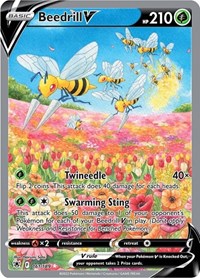 Beedrill V (Alternate Full Art) (161/189) [SWSH10: Astral Radiance]