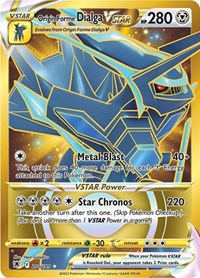 Origin Forme Dialga VSTAR (Secret) (210/189) [SWSH10: Astral Radiance]