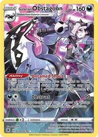 Galarian Obstagoon [SWSH10: Astral Radiance Trainer Gallery]