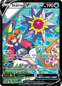 Starmie V [SWSH10: Astral Radiance Trainer Gallery]