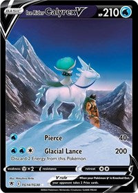 Ice Rider Calyrex V [SWSH10: Astral Radiance Trainer Gallery]