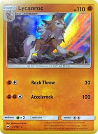 Lycanroc - 76/147 (Water Web Holo) (076/147) [Miscellaneous Cards & Products]