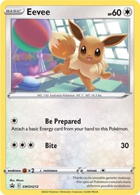 Eevee - SWSH212 (SWSH212) [SWSH: Sword & Shield Promo Cards]