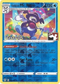 Galarian Mr. Rime (Pokémon League) [Thank You] (036/189) [Miscellaneous Cards & Products]