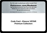 Code Card - Kleavor VSTAR Premium Collection [Miscellaneous Cards & Products]