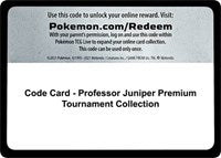 Code Card - Professor Juniper Premium Tournament Collection [Miscellaneous Cards & Products]