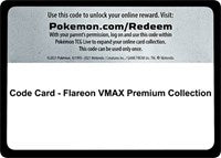 Code Card - Flareon VMAX Premium Collection [Miscellaneous Cards & Products]