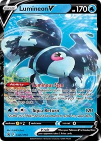 Lumineon V (SWSH250) [SWSH: Sword & Shield Promo Cards]