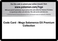 Code Card - Mega Salamence EX Premium Collection [XY - Evolutions]
