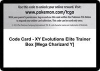 Code Card - XY Evolutions Elite Trainer Box [Mega Charizard Y] [XY - Evolutions]