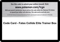 Code Card - Fates Collide Elite Trainer Box [XY - Fates Collide]