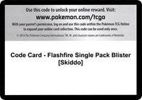 Code Card - Flashfire Single Pack Blister [Skiddo] [XY - Flashfire]
