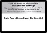 Code Card - Hoenn Power Tin [Sceptile] [XY - Roaring Skies]