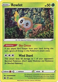 Rowlet - 2/15 (002/015) [McDonald's Promos 2022]