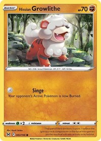 Hisuian Growlithe (083/196) [SWSH11: Lost Origin]