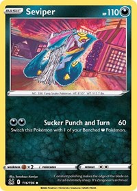 Seviper (116/196) [SWSH11: Lost Origin]