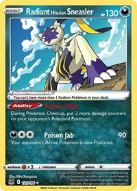 Radiant Hisuian Sneasler (123/196) [SWSH11: Lost Origin]