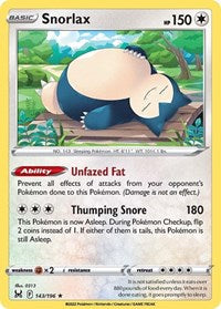 Snorlax (143/196) [SWSH11: Lost Origin]