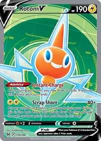 Rotom V (Full Art) (176/196) [SWSH11: Lost Origin]
