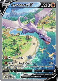 Aerodactyl V (Alternate Full Art) (180/196) [SWSH11: Lost Origin]