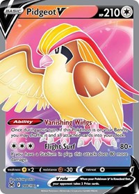 Pidgeot V (Full Art) (188/196) [SWSH11: Lost Origin]