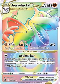 Aerodactyl VSTAR (Secret) (199/196) [SWSH11: Lost Origin]