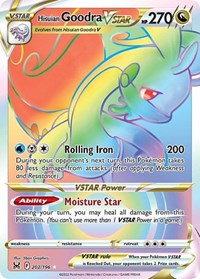 Hisuian Goodra VSTAR (Secret) (202/196) [SWSH11: Lost Origin]