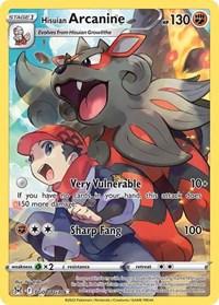 Hisuian Arcanine (TG08/TG30) [SWSH11: Lost Origin Trainer Gallery]