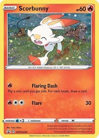 Scorbunny - SWSH244 (Cosmos Holo) (SWSH244) [SWSH: Sword & Shield Promo Cards]