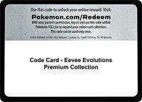 Code Card - Eevee Evolutions Premium Collection [Miscellaneous Cards & Products]