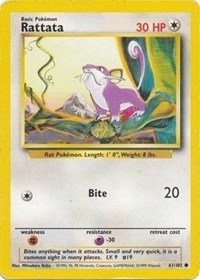 Rattata (061/102) [Base Set]