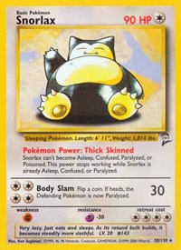Snorlax (030/130) [Base Set 2]