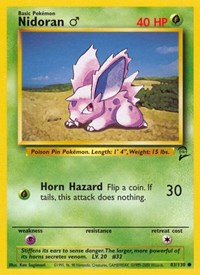 Nidoran M (083/130) [Base Set 2]