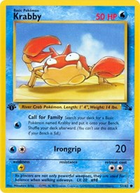 Krabby (51/62) [Fossil]