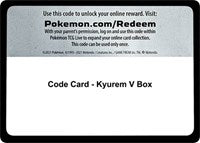 Code Card - Kyurem V Box [Miscellaneous Cards & Products]