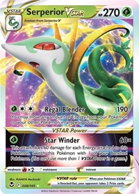 Serperior VSTAR (008/195) [SWSH12: Silver Tempest]