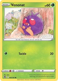 Venonat (001/195) [SWSH12: Silver Tempest]