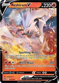 Reshiram V (024/195) [SWSH12: Silver Tempest]